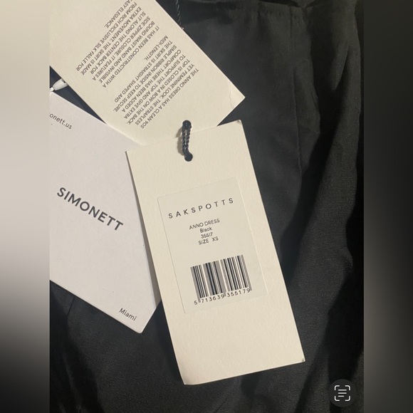 SAKS POTTS - Wome’s Anno Dress - 35517 - Color: Black Size: Xs. - Picture 4 of 4